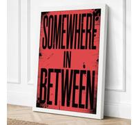 Somewhere in Between Canvas Wall Art Print 18x12 Inch (46 x 30 cm)