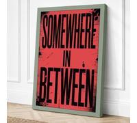 Somewhere in Between Canvas Wall Art Print 30x20 Inch