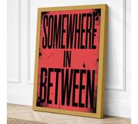 Somewhere in Between Canvas Wall Art Print 30x20 Inch (76 x 51 cm)