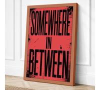 Somewhere in Between Canvas Wall Art Print 36x24 Inch
