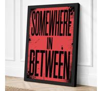 Somewhere in Between Canvas Wall Art Print 36x24 Inch (91 x 61 cm)