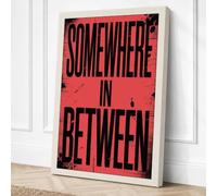 Somewhere in Between Canvas Wall Art Print 36x24 Inch (91 x 61 cm)