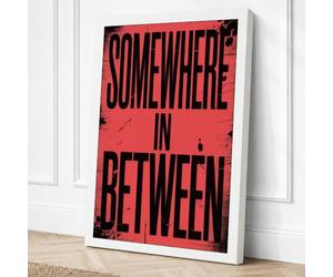 Somewhere in Between Canvas Wall Art Print 36x24 Inch (91 x 61 cm)