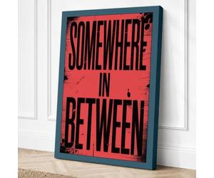Somewhere in Between Canvas Wall Art Print 36x24 Inch | Ready to Hang, Gallery Wrapped, Fade-Resistant Inks, Securely Packaged, UK Made