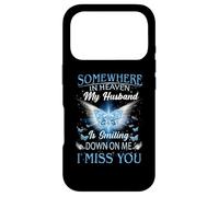 Somewhere In Heaven My Husband Is Smiling Down On Me Memory Case for iPhone 17 Pro