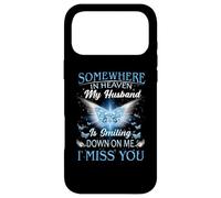 Somewhere In Heaven My Husband Is Smiling Down On Me Memory Case for iPhone 17 Pro Max