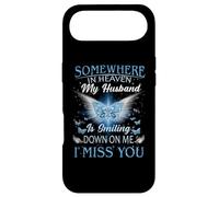 Somewhere In Heaven My Husband Is Smiling Down On Me Memory Case for iPhone Air