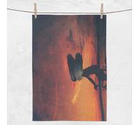 Somewhere In Time Cotton Tea Towel - White