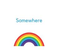 Somewhere Over the Rainbow: A 6x9 Inch Matte Softcover Journal Notebook with 120 lined pages and Word Plexer themed cover