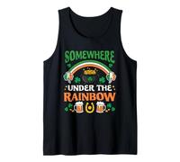 Somewhere Under Rainbow Funny St Patricks Day Tank Top