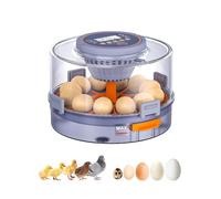 Somferic Incubators for Hatching Eggs, 12 Chicken Incubator with Automatic Egg Turning and Humidity Control, Baby Chick Cozy Supplies with Egg Candler for Quail, Chickens, Duck, Goose