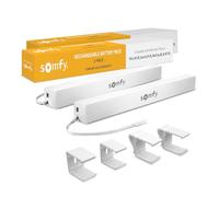 somfy 2 Pack Rechargeable Lithium-ion Battery Packs for External Battery Wirefree Motors - Year Long Power - Perfect for Multiple Motorized Shades, Curtains, Awnings - Annual Charge - #9021217
