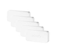 SOMFY - IntelliTAG Anti-Intrustion Sensor Alarm - Pack of 5 | Window & Door Sensor | Vibration/Opening Sensor | Tamper-proof | 1-Year Battery Life (AAA Battery) | Incl. Phone App - White