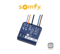 Somfy 1822663 - Light Receiver | Operation of the Lighting via Remote Control or App | Dimmable | io Technology | Compatible with TaHoma (Switch) | Attachment behind light button