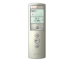 Somfy Multi-Channel Radio Transmitter 1805222 - 433.42MHz, FM, 20m Range, 6 Channels, 6 Time Commands/Day, IP30, Battery Powered