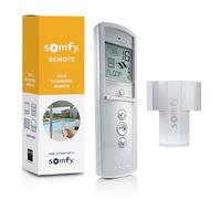 Somfy Telis 16 RTS White Remote - Advanced Multi-Channel Handheld Device for Controlling Blinds, Screens, Awnings & More - Pure Tone with On-Screen Display, Part # 1811081
