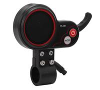 SOMK Electric Thumb Throttle, 48V 6 Pin Electric Bike Thumb Instrument Controller with USB Charging Port, Display, for KUGOO M4 Electric Scooters, Practical Communication Instrument Replacement