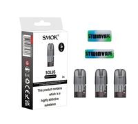 SOMK Solus pods Meshed 0.9ohm Solus Kit No Nicotine Pack of 3
