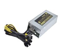 SOMKB 2000W 12V 166A ETH Mining Machine Power Supply 220-240V Input 10x6Pin 80% Efficiency Multi-GPU For BTC Antminer Bitcoin S7 S9