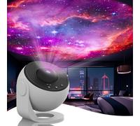 SOMKTN Planetarium Projector-Galaxy Projector-Nebula Projector-Star Projector for Room Decor-12 One-of-a-Kind Film Sheets to Bring Your Starry Sky Dreams to Life-Ultimate Romantic Maker (White)
