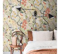 Sommarang Ann Wallpaper White/Yellow Galerie S65102