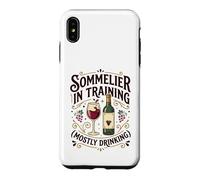 Sommelier In Training Mostly Drinking Wine Vino Case for iPhone XS Max