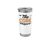 Sommelier Wine Drinking Tasting The Cork Whisperer Stainless Steel Insulated Tumbler