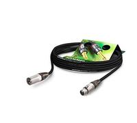 Sommer Cable AES/EBU DMX512 110 Ohms SC-Binary 234 MKII XLR Male 3 Point Neutrik NC3MXX / XLR Female 3 Point Neutrik NC3FXX, Black (5 m)