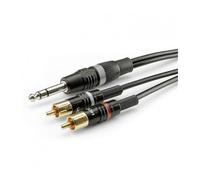 Sommer Cable HBP-6SC2-0300 Jack/RCA Cable Black 3m 2x RCA to 1x 6....