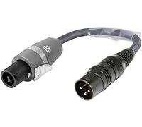 Sommer Cable Speakon MEGXU225-0020-GR 2-Pin Male to XLR 3-Pin Male for Speaker Cable ROAD ADAPTER