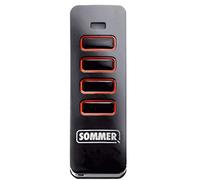 SOMMER Garage Control REMOTE_CONTROL, Pearl 4018, 4 Button Control, for Garage Door, Max Range 10.0 meters, CR2 Battery, 5 years Life, Compatible with Stereo System