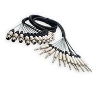 Sommer Mistral 'DURA-CORE' 12 way Balanced TRS Jack to Female XLR (4m)