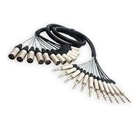 Sommer Mistral 'DURA-CORE' 12 way Balanced TRS Jack to Male XLR (6m)
