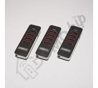 Sommer Pearl 4018 Black and Red Remote Controls 3 Pack