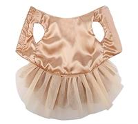 Sommer -Pet -Fill Princess Dress For Small Hedge High Times, Sweet and Attractive Pets Summer Clothing, Polyester/Gold/M. (XS)