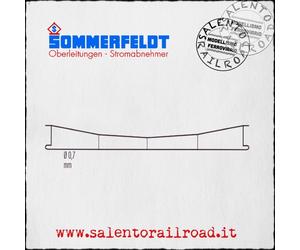 Sommerfeldt 140 Copper-Plated Steel Catenary 0.7mm - Length 180mm - 5 pcs