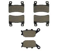 SOMMET Motorcycle front and rear brake pads for CBR600RR (03-04) CB1300 S/SA (05-09) CBR600 F (99-06) CB 1100 EX SAE 2014-2021 CB 1300 F 2003-2004 CB 1300 Superfour/SA 2005-2009 LT296-296-174