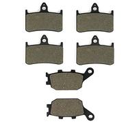 SOMMET Motorcycle front and rear brake pads for Honda CBR 900 RR Fireblade (92-97) CB 900 F Hornet (02-07) VTR 1000 F Firestorm (97-06) CB 1000 F (93-97) LT187-187-174