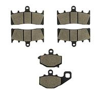SOMMET Motorcycle front and rear brake pads for Kawasaki ZX9R 1996-2001