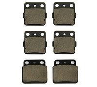 SOMMET Motorcycle front + rear brake pads for Suzuki LT-Z 400 (2003-2012)