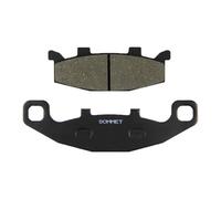 SOMMET Motorcycle rear brake pads for Kawasaki ZZ-R 600 ZX 600 1990-1993