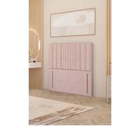 Somnior Alexas 54" Floor Standing Headboard Plush Velvet in Pink | Size: Single Somnior Pink Single