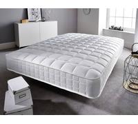Somnior Alovera Sprung Memory Foam Medium Mattress in White | Size: Single