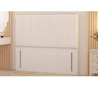 Somnior Austin Plush Velvet 54" Floor Standing Upholstered Divan Headboard In White White