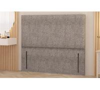 Somnior Austin Tweed Fabric 54" Floor Standing Upholstered Divan Headboard in Grey | Size: Small Single Somnior Grey Small Single