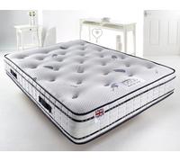 Somnior Beds Silvercare 25Cm Hybrid Bonnell Spring Tufted Medium Feel Mattress 6Ft Super King Mattress