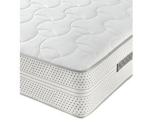 Somnior Beds Somnior 28Cm Deep Medium Firm 4Ft6 Memory Foam Pocket Sprung Mattress, 7 Zone Comfort & Support Alovera Mattress, Double