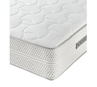 Somnior Beds Somnior 28Cm Deep Medium Firm 6Ft Memory Foam Pocket Sprung Mattress, 7 Zone Comfort & Support Alovera Mattress, Super King