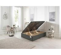 Somnior Beds Somnior 2Ft6 Millbank Ottoman Bed-Side Opening-Charcoal Linen