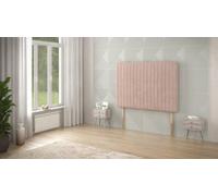 Somnior Beds Somnior 3Ft Eleanor Single 32 Inches Plush Pink Headboard With Wooden Struts